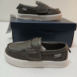 OshKosh B'gosh Kids' Loafers in Dark Gray Size 9 NEW